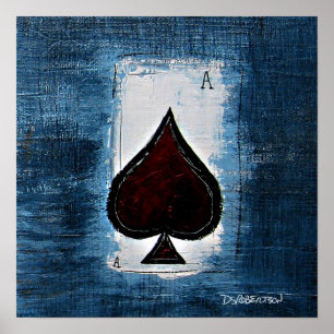 Spade Man Cave Art Poster