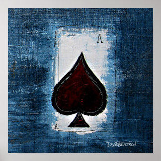 Spade Man Cave Art Poster