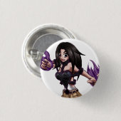 SPADE-mini-Button (wit) Ronde Button 3,2 Cm (Voorkant /achterkant)