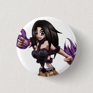 SPADE-mini-Button (wit) Ronde Button 3,2 Cm