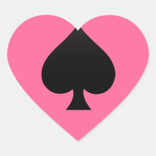 Spade - Pak van Kaarten Icon Hart Sticker