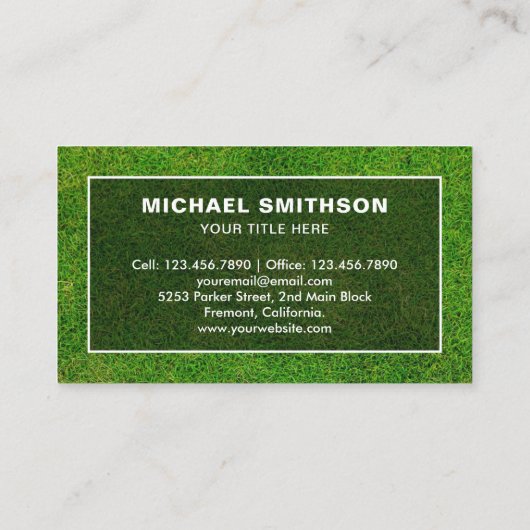 Spade Shovel Tool Tuinieren Landscaping Gazonverzo Visitekaartje (Achterkant)