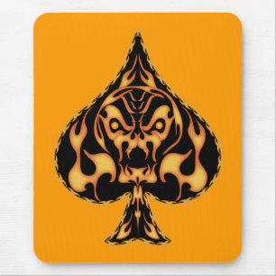 Spade Skull Muismat