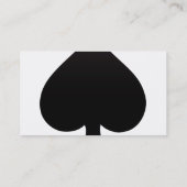 Spade - Suite van het Pictogram van Kaarten Visitekaartje (Achterkant)
