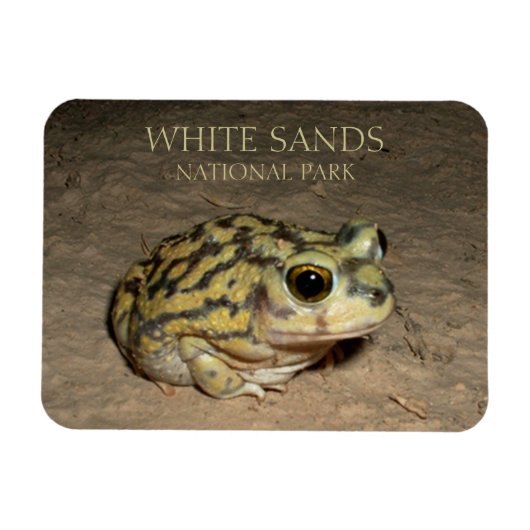 Spadefoot-pad, White Sands National Park Magneet (Horizontaal)