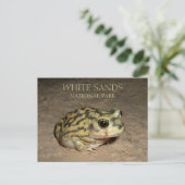 Spadefoot Toad, White Sands National Park Briefkaa Briefkaart (Staand voorkant)
