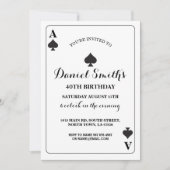 Spades die Kaart afspelen Birthday Ace Vegas Uitno (Voorkant)