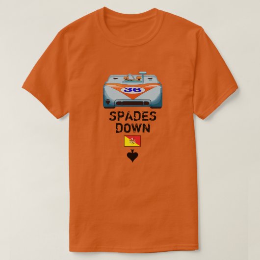 SPADES DOWN Racing T-shirt (Design voorkant)