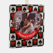 Spades en harten Design Keepomwille Ornament (Rechts)