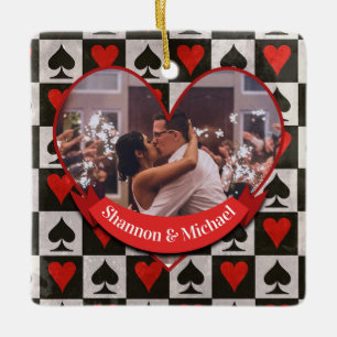 Spades en Hearts Design Keepomwille Ornament