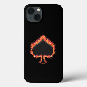 Spades Flames iPhone 13 Hoesje
