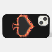 Spades Flames iPhone Hoesje (Achterkant horizontaal)
