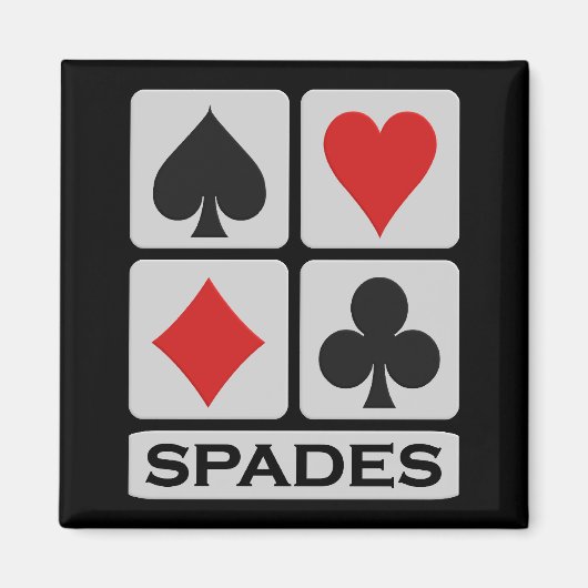 Spades magnet (Voorkant)