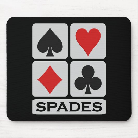 Spades mousepad muismat (Voorkant)