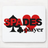Spades Player mousepad Muismat (Voorkant)