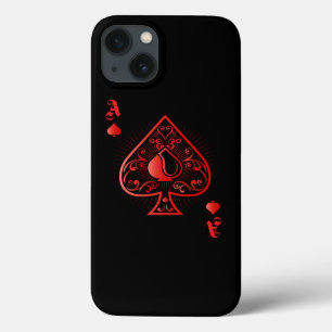Spades Poker Ace Casino Case-Mate iPhone Case