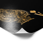 Spades Poker Ace Casino Foto Afdruk (Hoek)