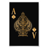 Spades Poker Ace Casino Foto Afdruk (Voorkant)