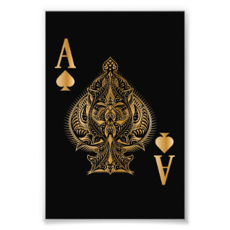 Spades Poker Ace Casino Foto Afdruk