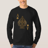 Spades Poker Ace Casino T-shirt (Voorkant)