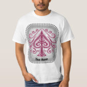 Spades poker T-shirt (Voorkant)