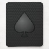 Spades Symbol Mousepad Muismat (Voorkant)