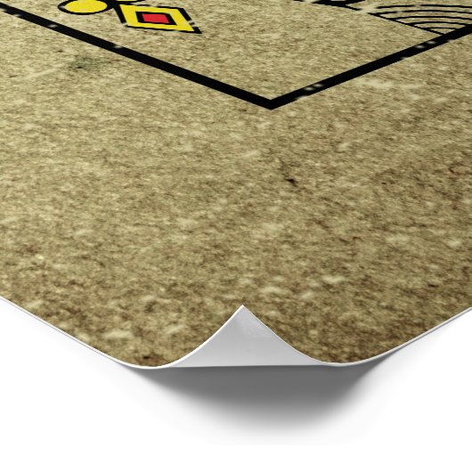 Spadkoningin speelkaarten poster (Hoek)