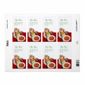 SPAGETTI PARTIJ ITALIAANSE RESTAURANT CHEF Rood wi Etiket (Full Sheet)