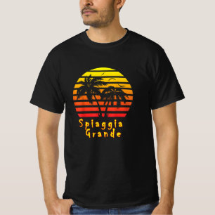 Spaggia Grande positano strand  zonnepalm T-shirt