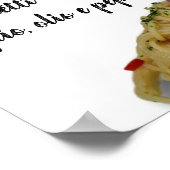 Spaghetti aglio, olio e peperoncino - Poster (Hoek)