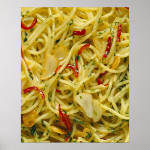 Spaghetti Aglio, Olio en Peperoncino Poster