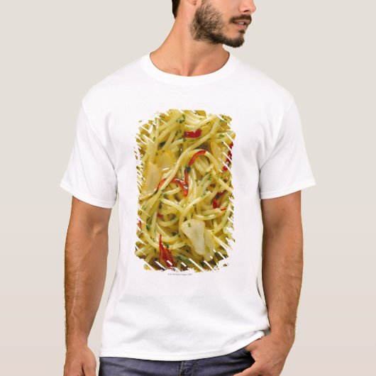 Spaghetti Aglio Olio en Peperoncino T-shirt (Voorkant)