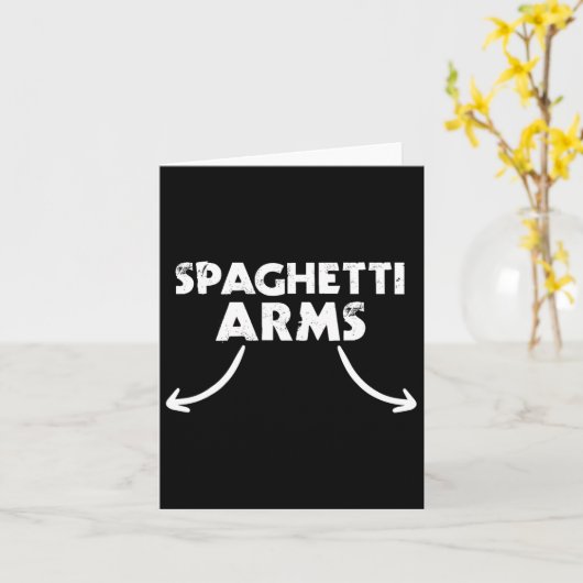 Spaghetti Arms Lifting Gym Kaart (Gele Bloem)