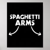 Spaghetti Arms Lifting Gym Poster (Voorkant)
