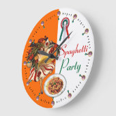 SPAGHETTI ARTIJ DANCE, ITALIAANSE KITCHEN EN TOMAT GROTE KLOK (Hoek)