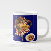 SPAGHETTI ARTIJ DANCE, ITALIAANSE KITCHEN EN TOMAT GROTE KOFFIEKOP (Rechts)