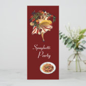 SPAGHETTI ARTIJ DANCE, ITALIAANSE KITCHEN EN TOMAT KAART (Staand voorkant)