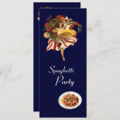 SPAGHETTI ARTIJ DANCE, ITALIAANSE KITCHEN EN TOMAT KAART (Voorkant / Achterkant)