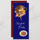 SPAGHETTI ARTIJ DANCE, ITALIAANSE KITCHEN EN TOMAT KAART (Voorkant / Achterkant)