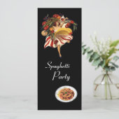 SPAGHETTI ARTIJ DANCE, ITALIAANSE KITCHEN EN TOMAT KAART (Staand voorkant)