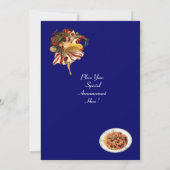 SPAGHETTI ARTIJ DANCE, ITALIAANSE KITCHEN EN TOMAT KAART (Achterkant)