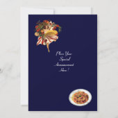 SPAGHETTI ARTIJ DANCE, ITALIAANSE KITCHEN EN TOMAT KAART (Achterkant)