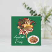 SPAGHETTI ARTIJ DANCE, ITALIAANSE KITCHEN EN TOMAT KAART (Staand voorkant)