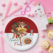 SPAGHETTI ARTIJ DANCE, ITALIAANSE KITCHEN EN TOMAT PAPIEREN BORDJE (Feest)