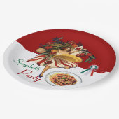 SPAGHETTI ARTIJ DANCE, ITALIAANSE KITCHEN EN TOMAT PAPIEREN BORDJE (Gekanteld)