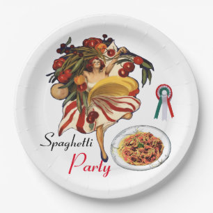 SPAGHETTI ARTIJ DANCE, ITALIAANSE KITCHEN EN TOMAT PAPIEREN BORDJE
