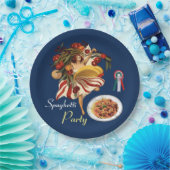 SPAGHETTI ARTIJ DANCE, ITALIAANSE KITCHEN EN TOMAT PAPIEREN BORDJE (Feest)