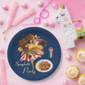 SPAGHETTI ARTIJ DANCE, ITALIAANSE KITCHEN EN TOMAT PAPIEREN BORDJE (Feest)