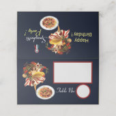 SPAGHETTI ARTIJ DANCE, ITALIAANSE KITCHEN EN TOMAT PLAATSKAARTJE (Buitenkant ongevouwen)