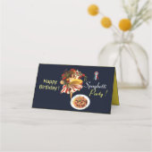 SPAGHETTI ARTIJ DANCE, ITALIAANSE KITCHEN EN TOMAT PLAATSKAARTJE (Achterkant)